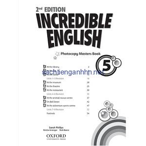 Incredible English 5 Photocopy Masters Book 2nd Edition