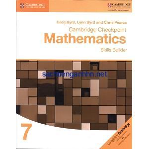 Cambridge Checkpoint Mathematics 7 Skills Builder Workbook