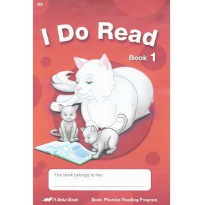 I Do Read - Abeka K5 Book 1