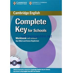 Cambridge English Complete Key for Schools Workbook with Answers