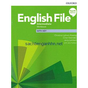 English File 4th Edition Intermediate Workbook with key